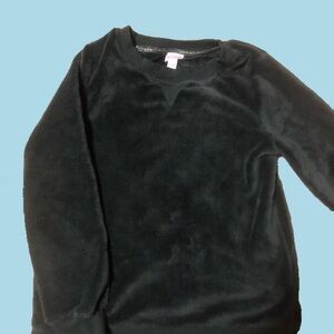 Women’s Fuzzy Black Sweater Target